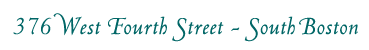 376 West Fourth Street - South Boston